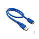 Кабель Extradigital USB 3.0 AM/micro USB B, 0.5m, 28 AWG, Super Speed